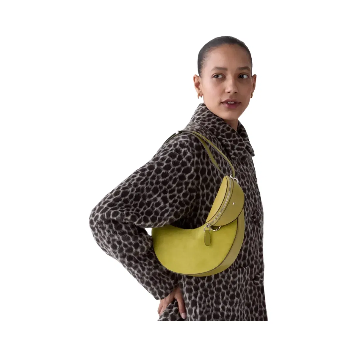 Kate Spade Duo Suede Crossbody Bag Laurel Leaf