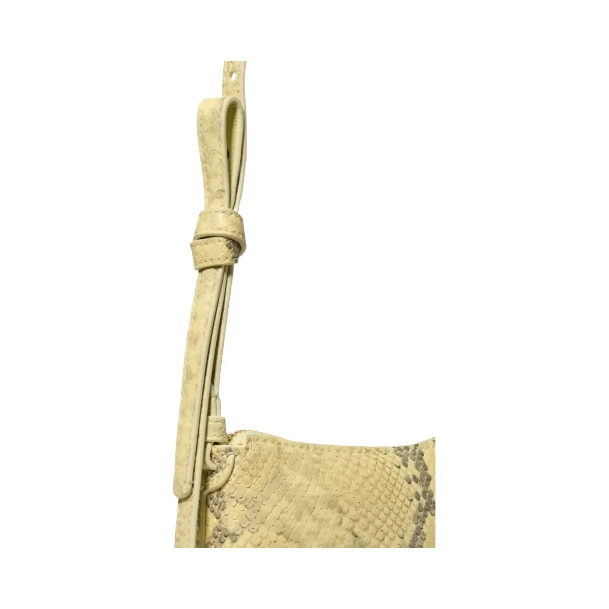 Kate Spade Loop Snake Embossed Crossbody Bag Pale Citron