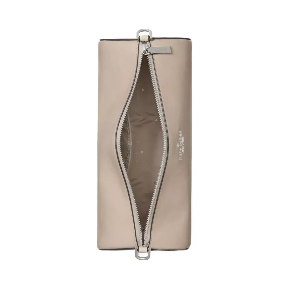Kate Spade Roulette Glazed Leather Medium Shoulder Bag Quartz Pebble