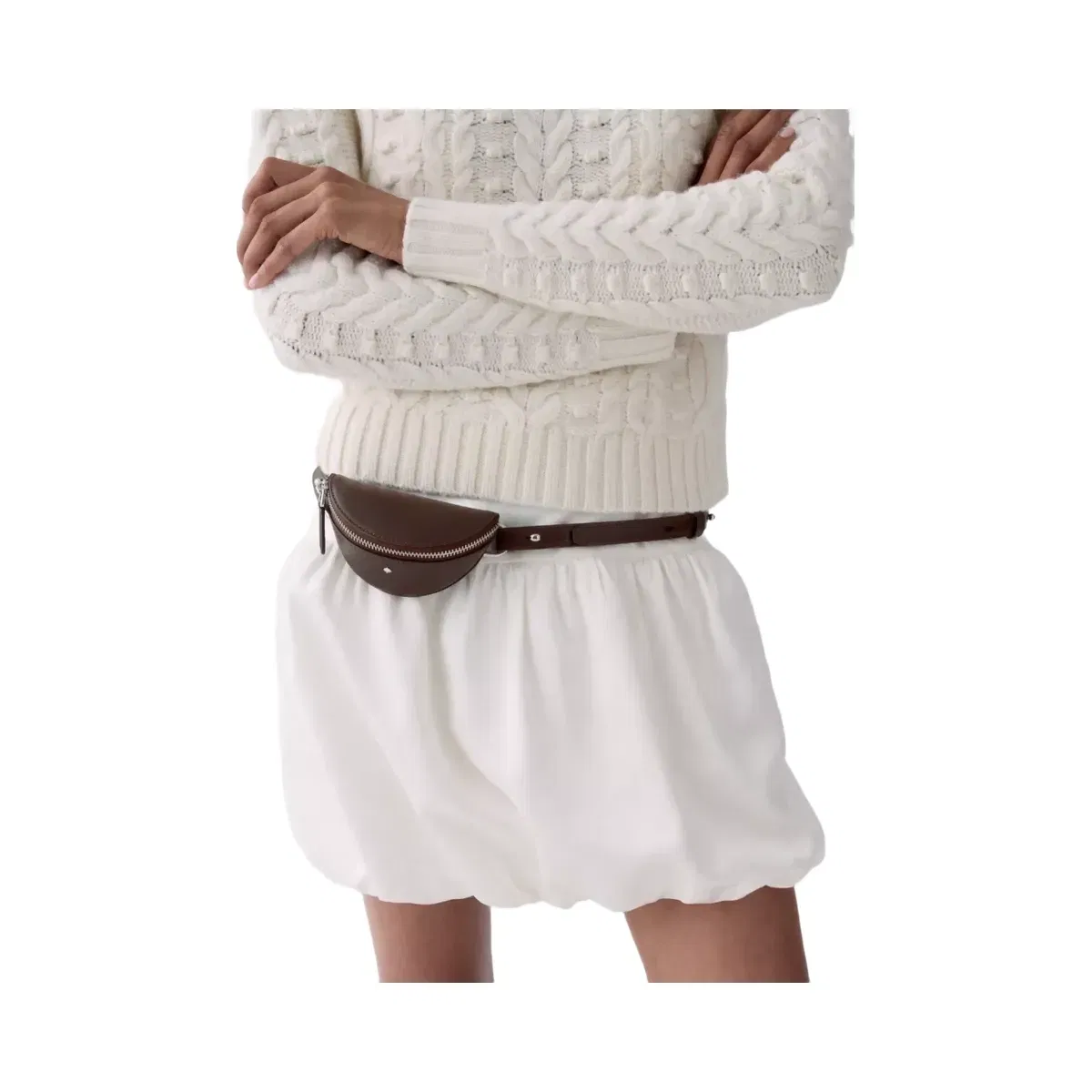 Kate Spade Duo Suede Crossbody Bag Hot Fudge
