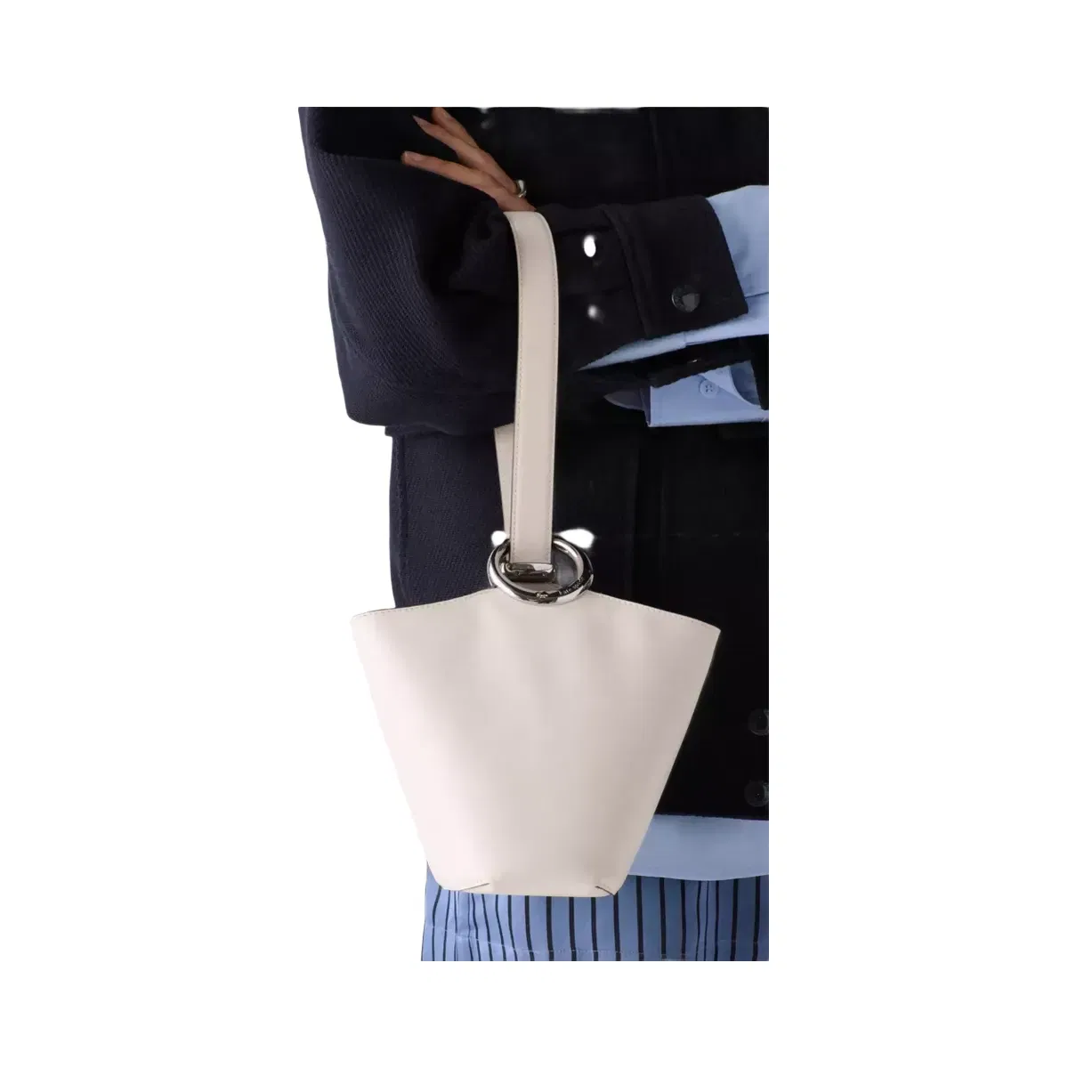 Kate Spade Halo Mini Bucket Bag Cream