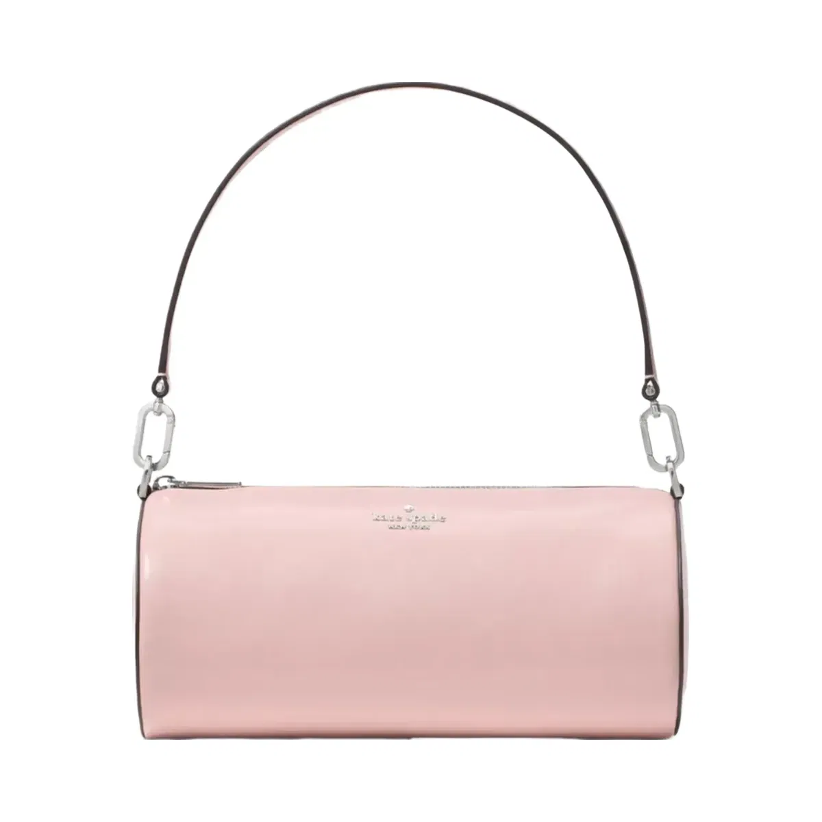 Kate Spade Roulette Glazed Leather Medium Shoulder Bag Tutu Pink