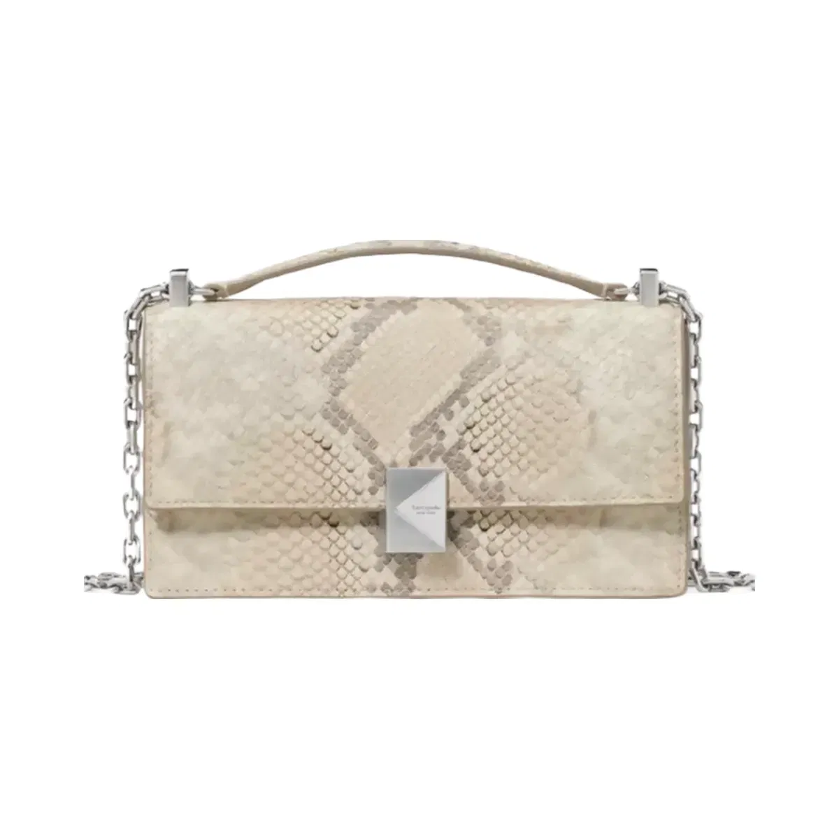Kate Spade Deco Snake Embossed Mini Crossbody Bag Neutral Multi