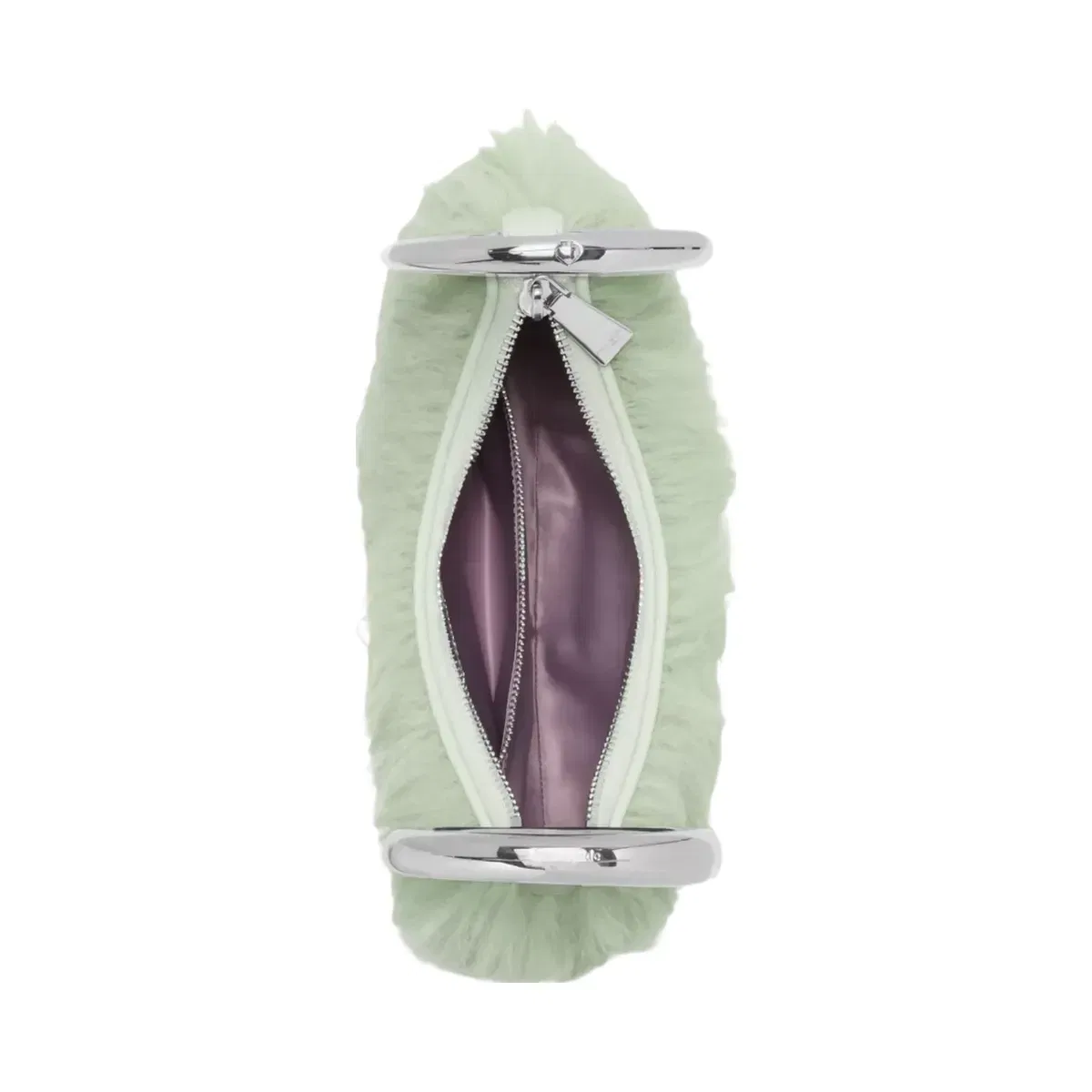 Kate Spade The Faux Fur Bangle Bag Mint Frosting
