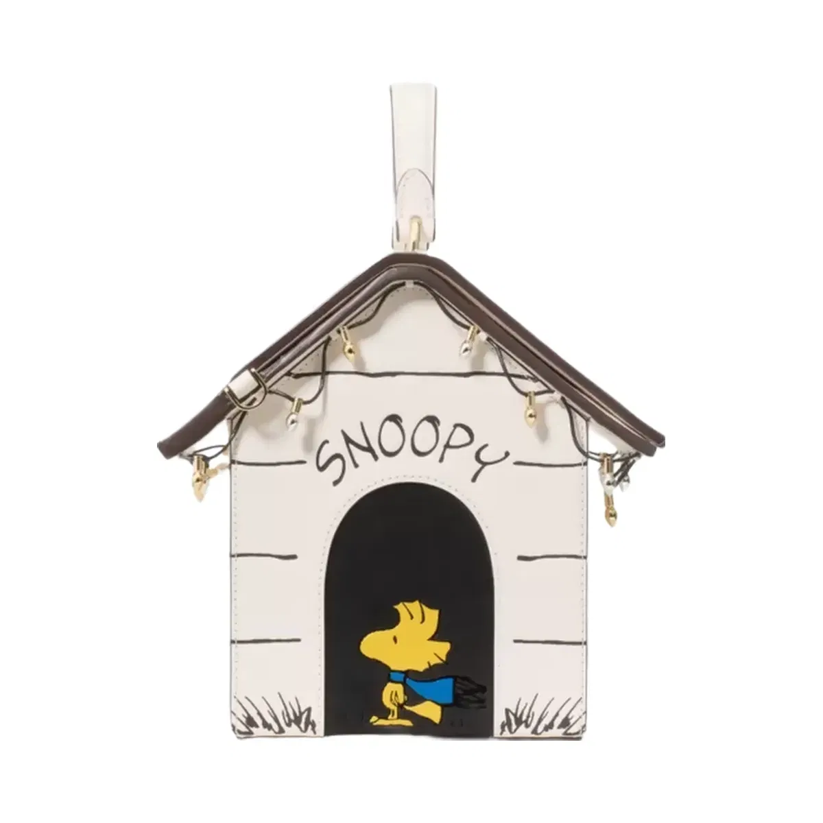 Kate Spade Peanuts X KSNY Snoopy 3D Dog House Crossbody Multi