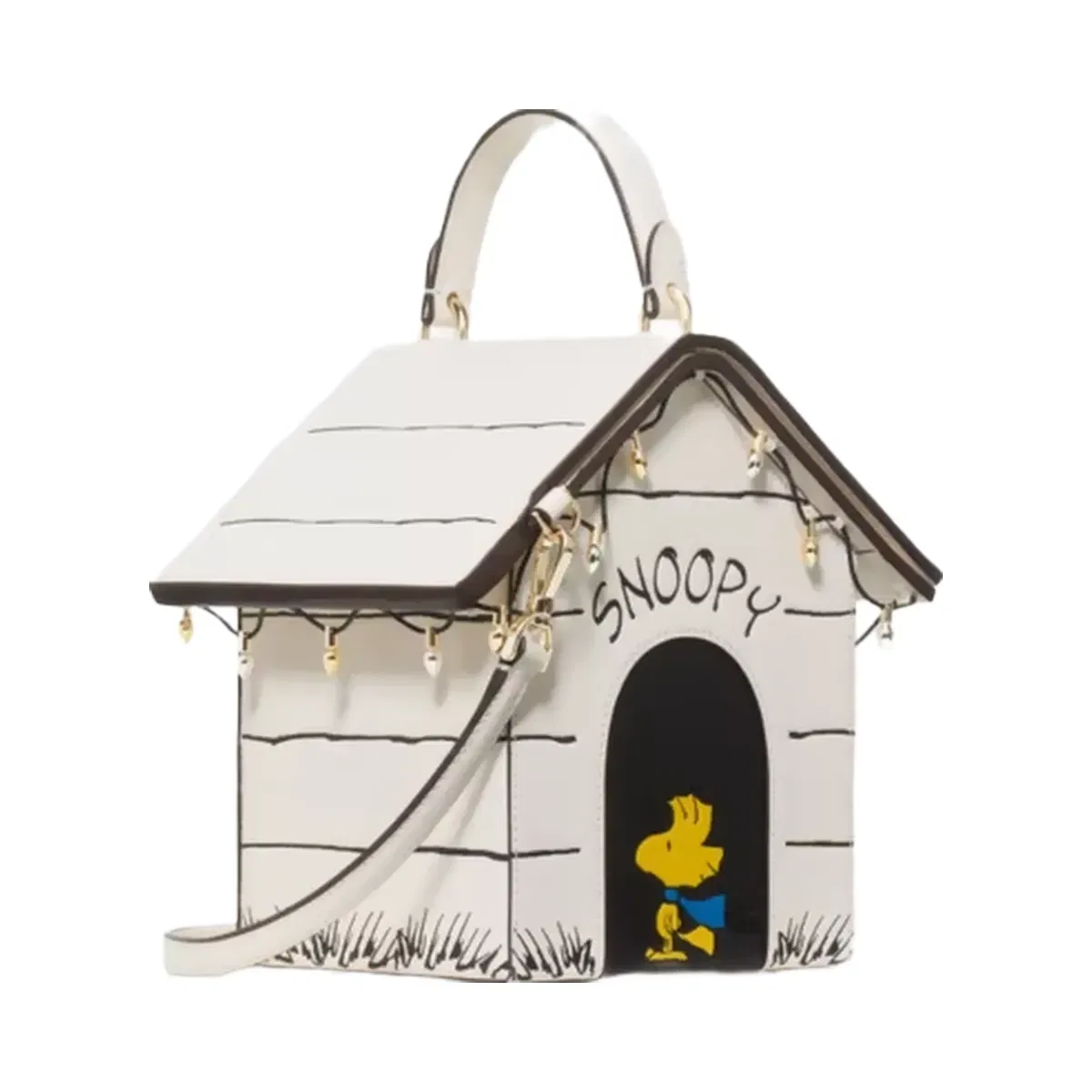 Kate Spade Peanuts X KSNY Snoopy 3D Dog House Crossbody Multi