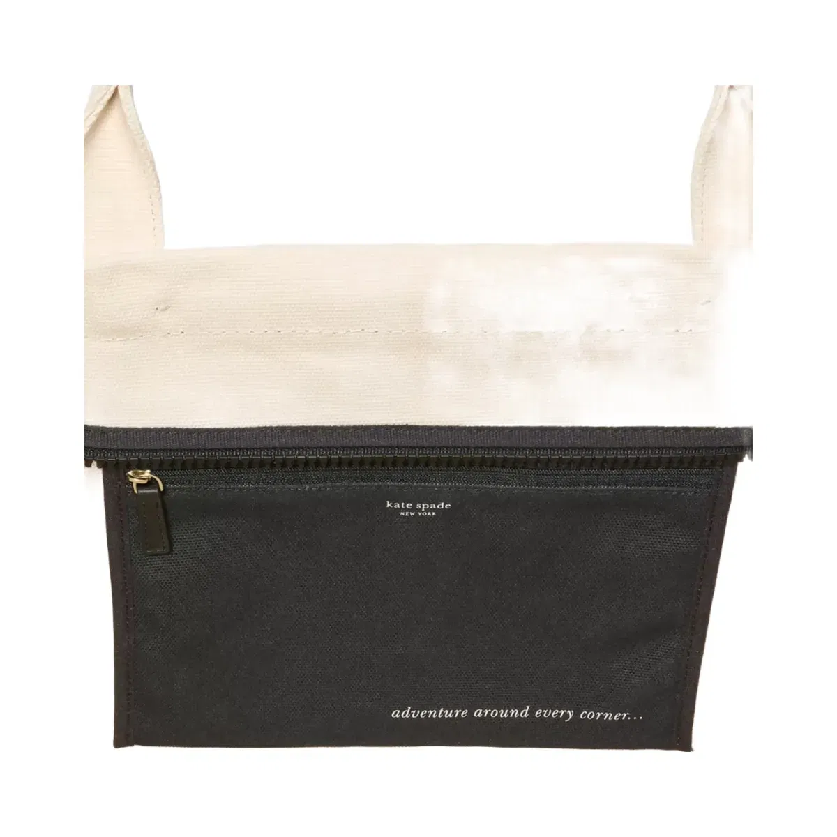 Kate Spade Dash Large Canvas Tote Bag Natural