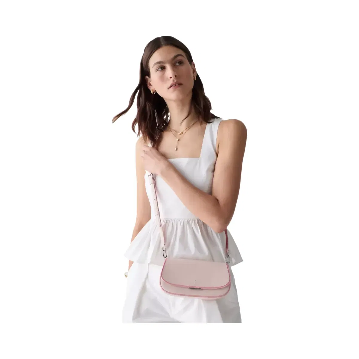 Kate Spade Quinn Mini Crossbody Bag Powdered Sugar Multi