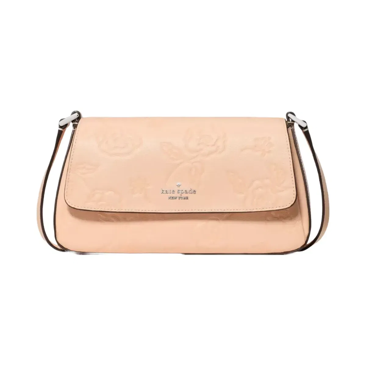 Kate Spade Sutton Floral Mini Crossbody Bag Crisp Peach