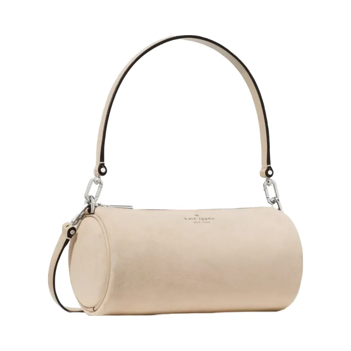 Kate Spade Roulette Suede Crossbody Bag Light Sand