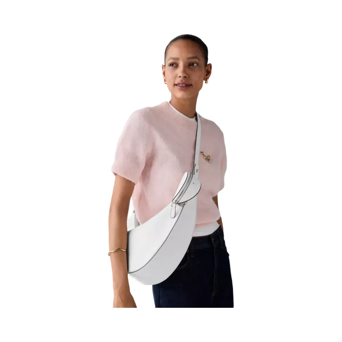 Kate Spade Duo Large Crossbody Bag True White