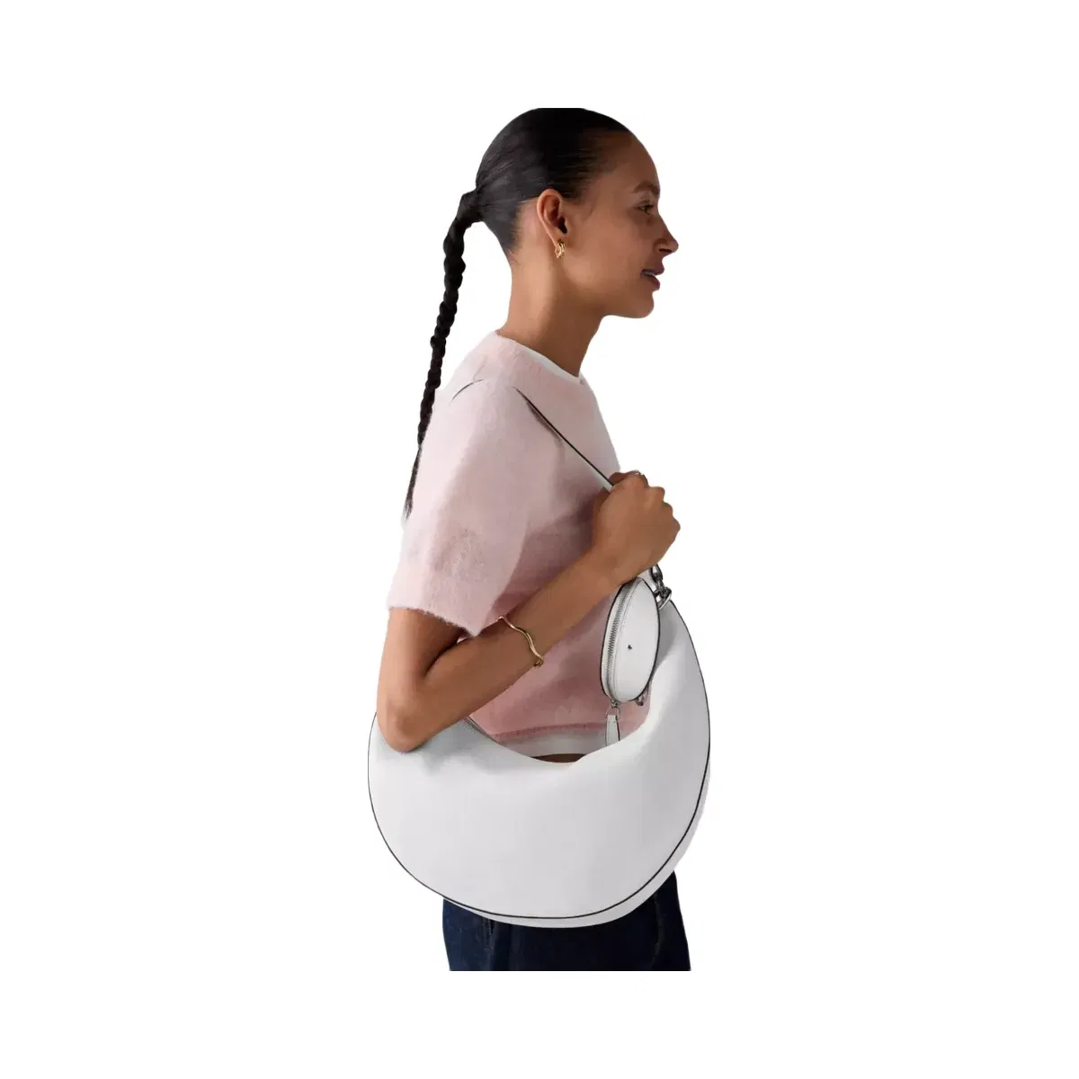 Kate Spade Duo Large Crossbody Bag True White