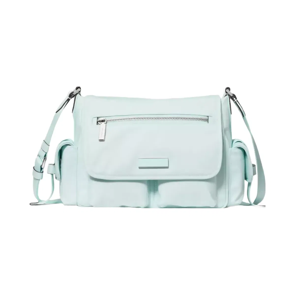 Kate Spade Carter Nylon Messenger Cargo Crossbody Bag Crisp Sky