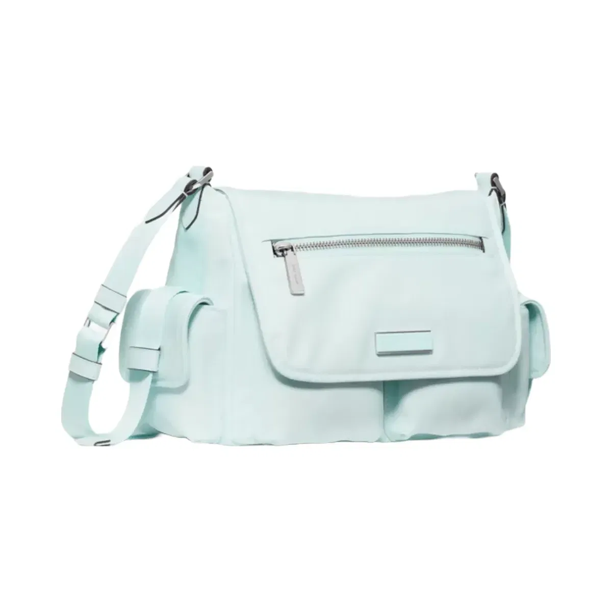 Kate Spade Carter Nylon Messenger Cargo Crossbody Bag Crisp Sky