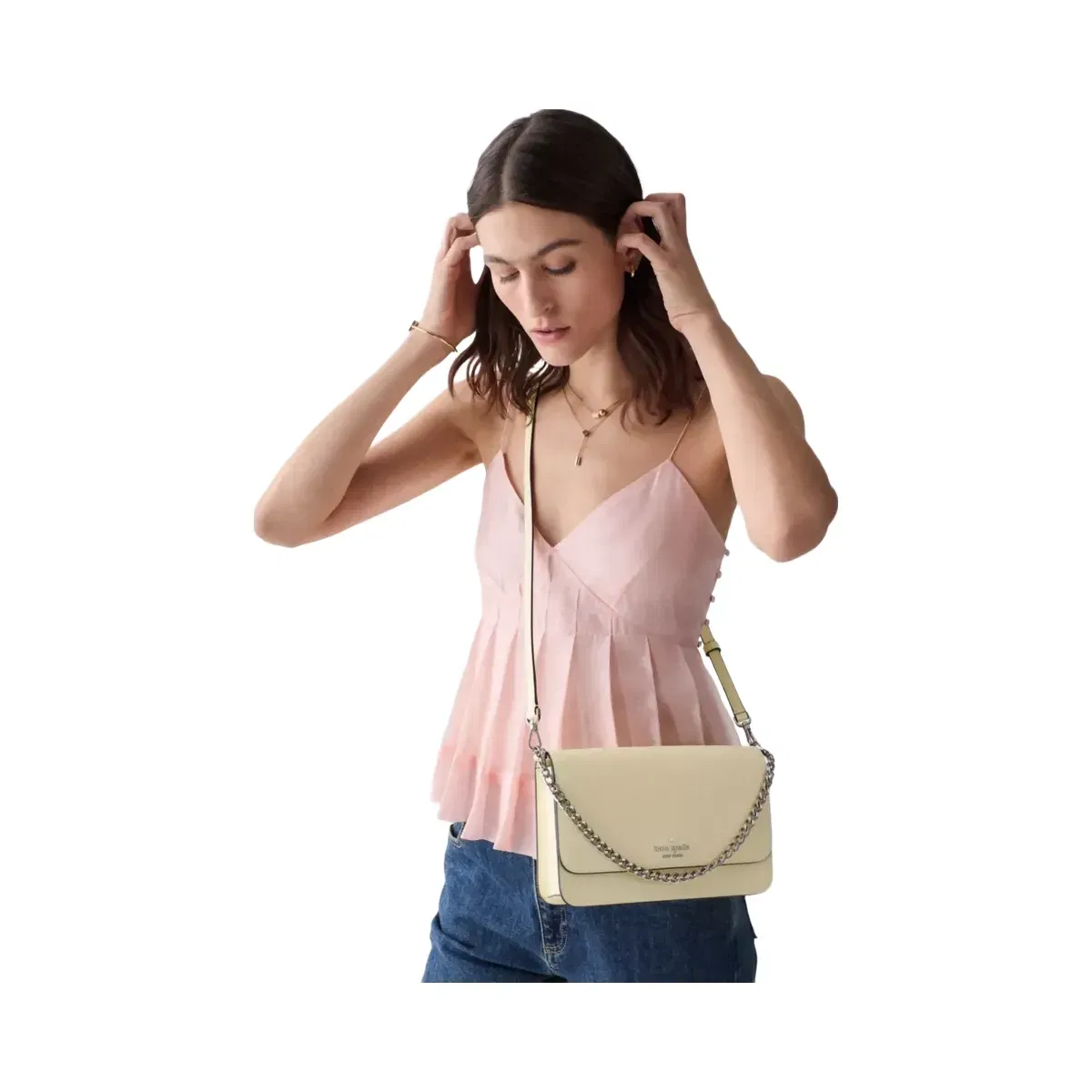 Kate Spade Madison Willow Crossbody Bag Lemon Fondant