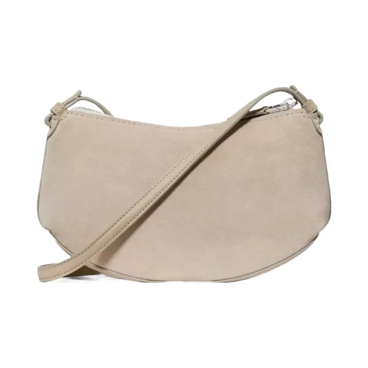 Kate Spade Loop Suede Crossbody Bag Milk Glass