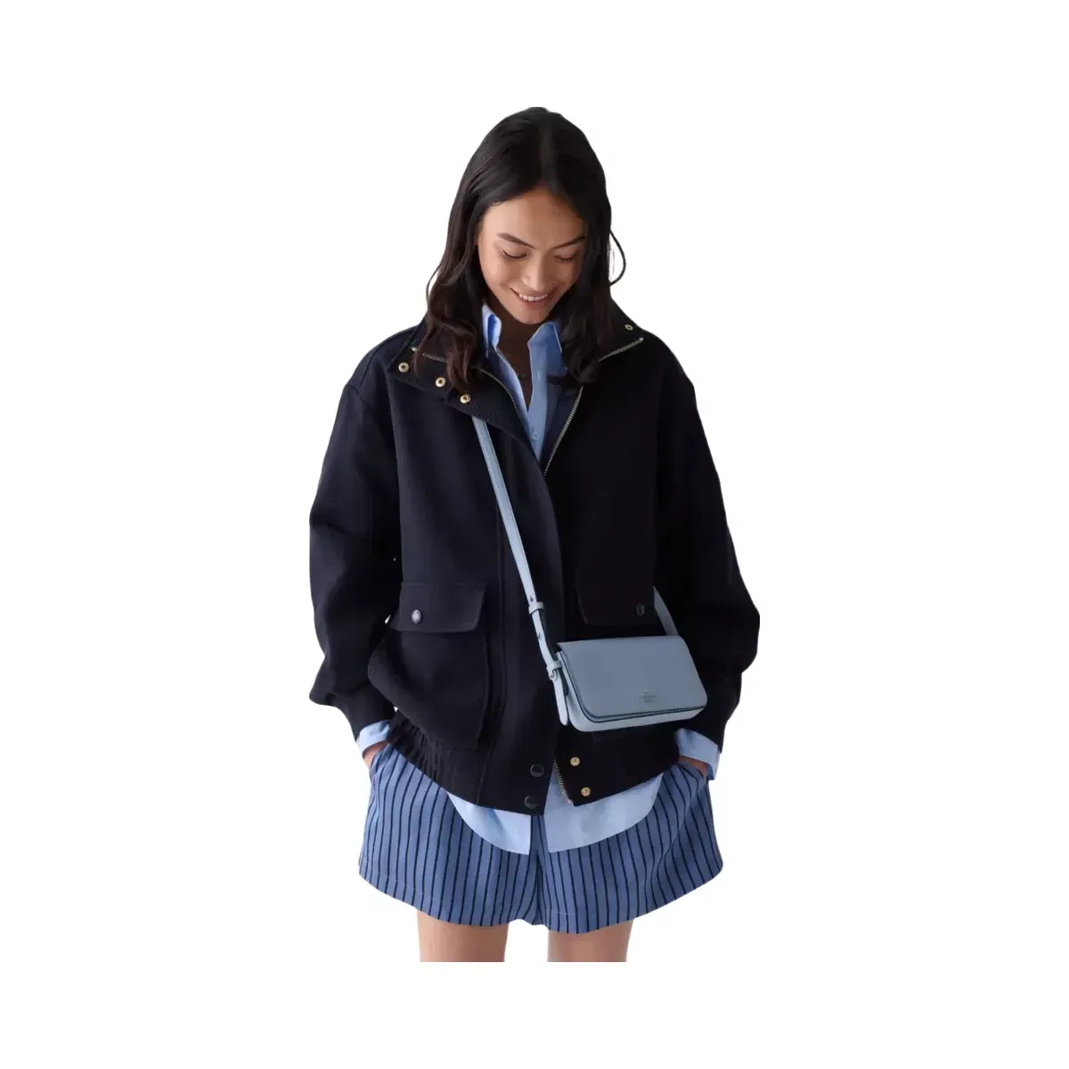 Kate Spade Juliette Mini Crossbody Bag Muted Blue