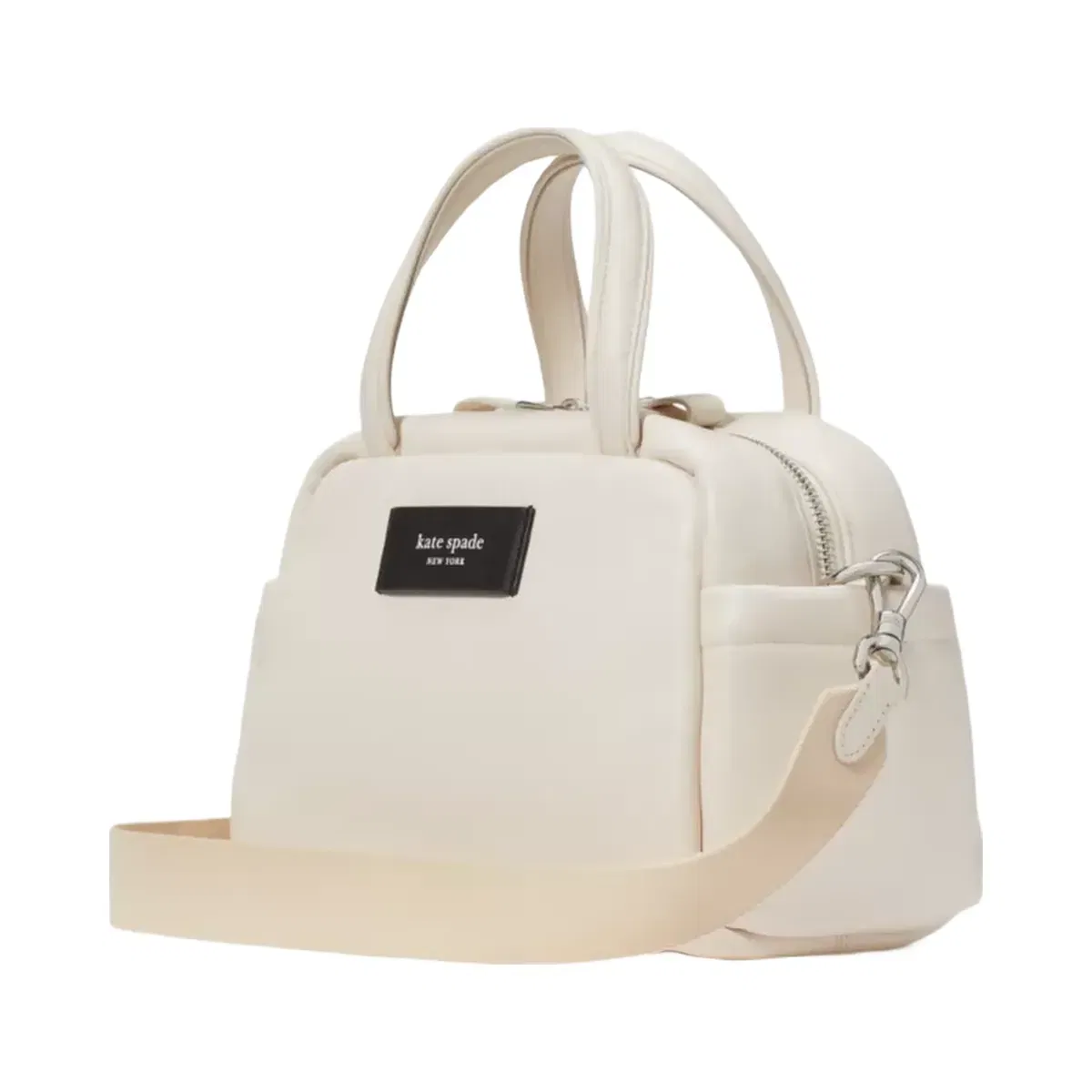 Kate Spade Puffed Satchel Parchment