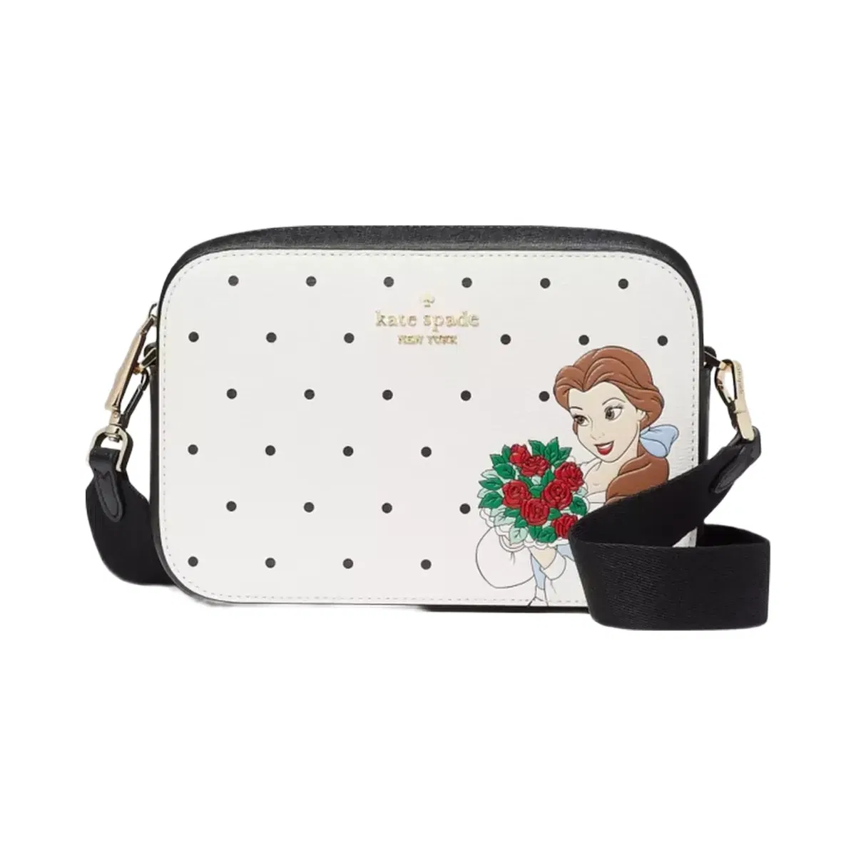 Kate Spade Disney X Kate Spade New York Beauty And The Beast Mini Camera Bag Cream Multi