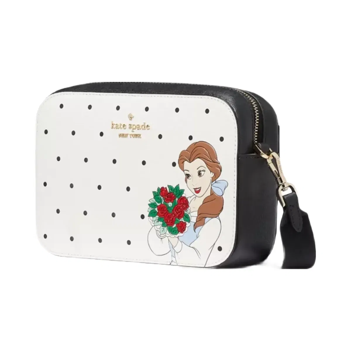 Kate Spade Disney X Kate Spade New York Beauty And The Beast Mini Camera Bag Cream Multi