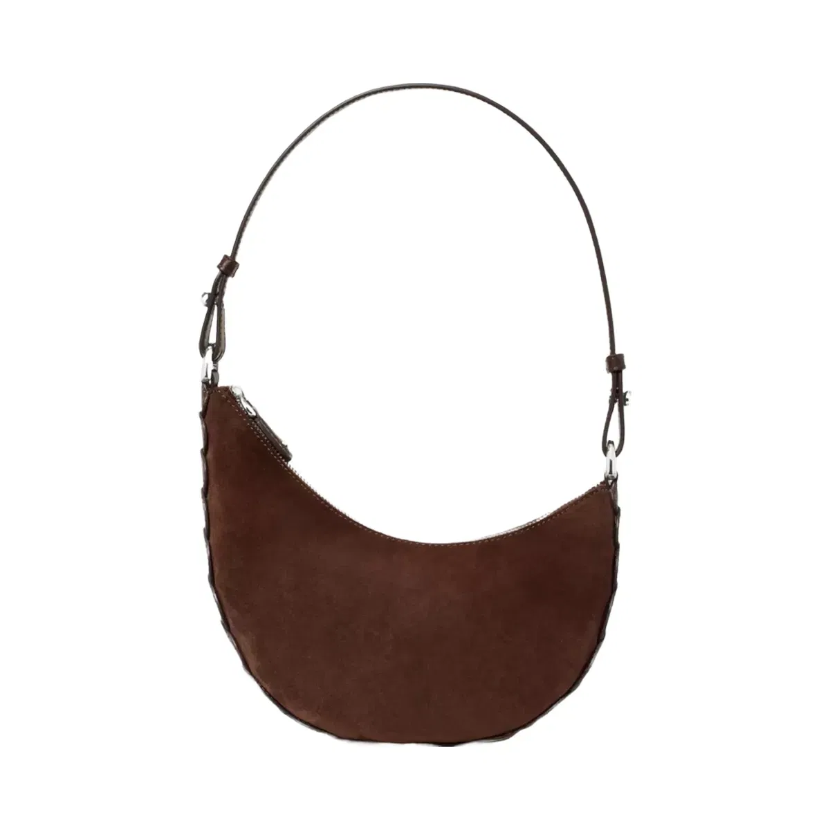 Kate Spade Duo Dot Suede Mini Shoulder Bag Hot Fudge