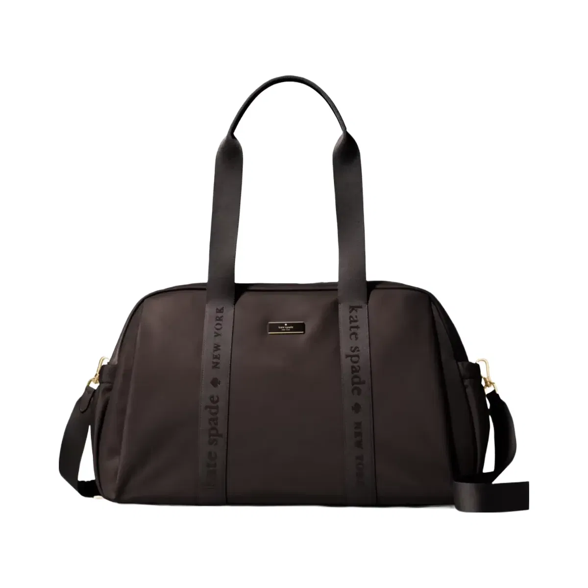 Kate Spade Carter Nylon Weekender Bag Hot Fudge