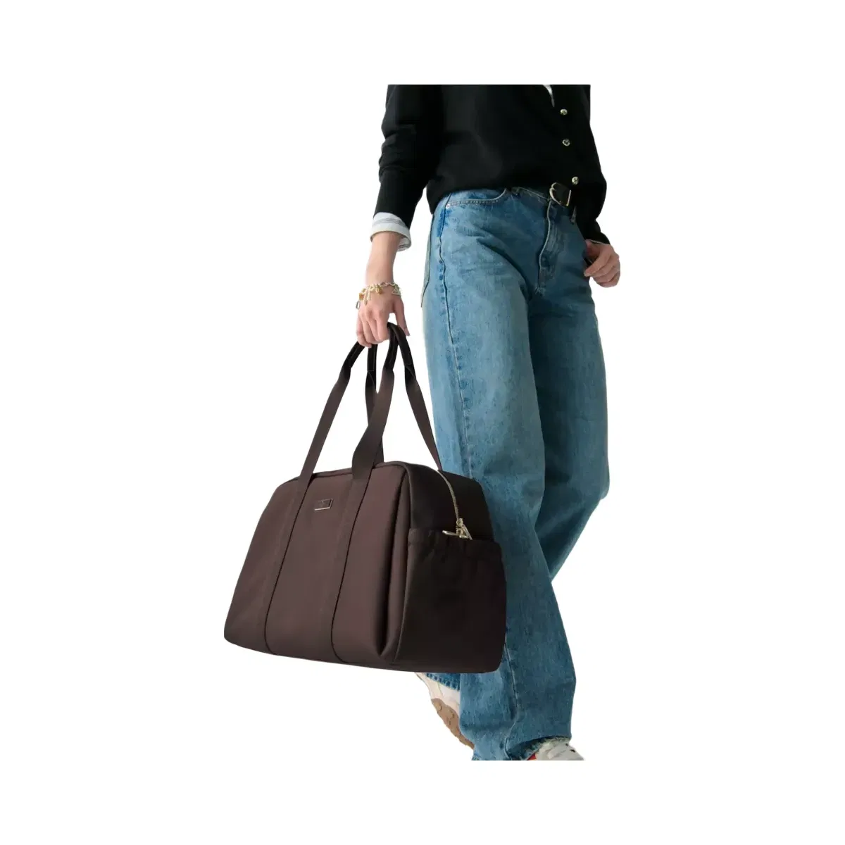 Kate Spade Carter Nylon Weekender Bag Hot Fudge