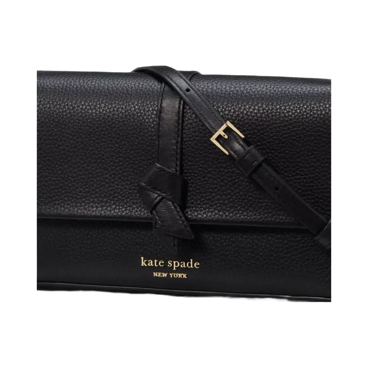 Kate Spade Knott Flap Chain Crossbody Black