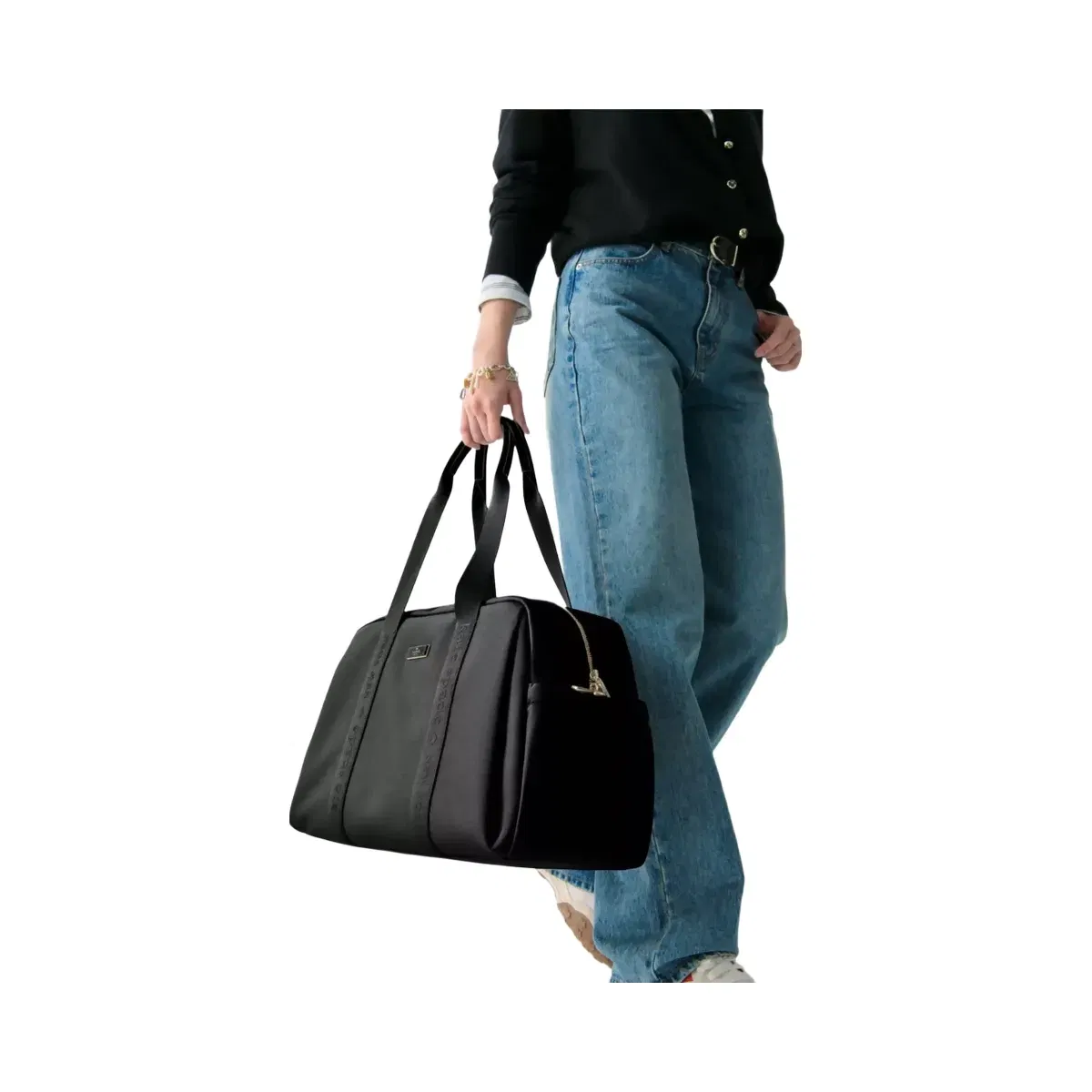 Kate Spade Carter Nylon Weekender Bag Black