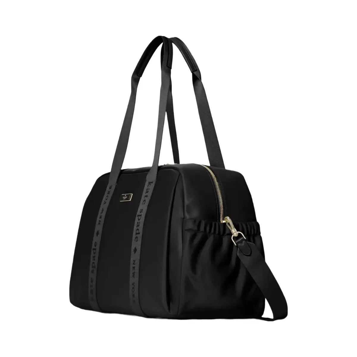 Kate Spade Carter Nylon Weekender Bag Black