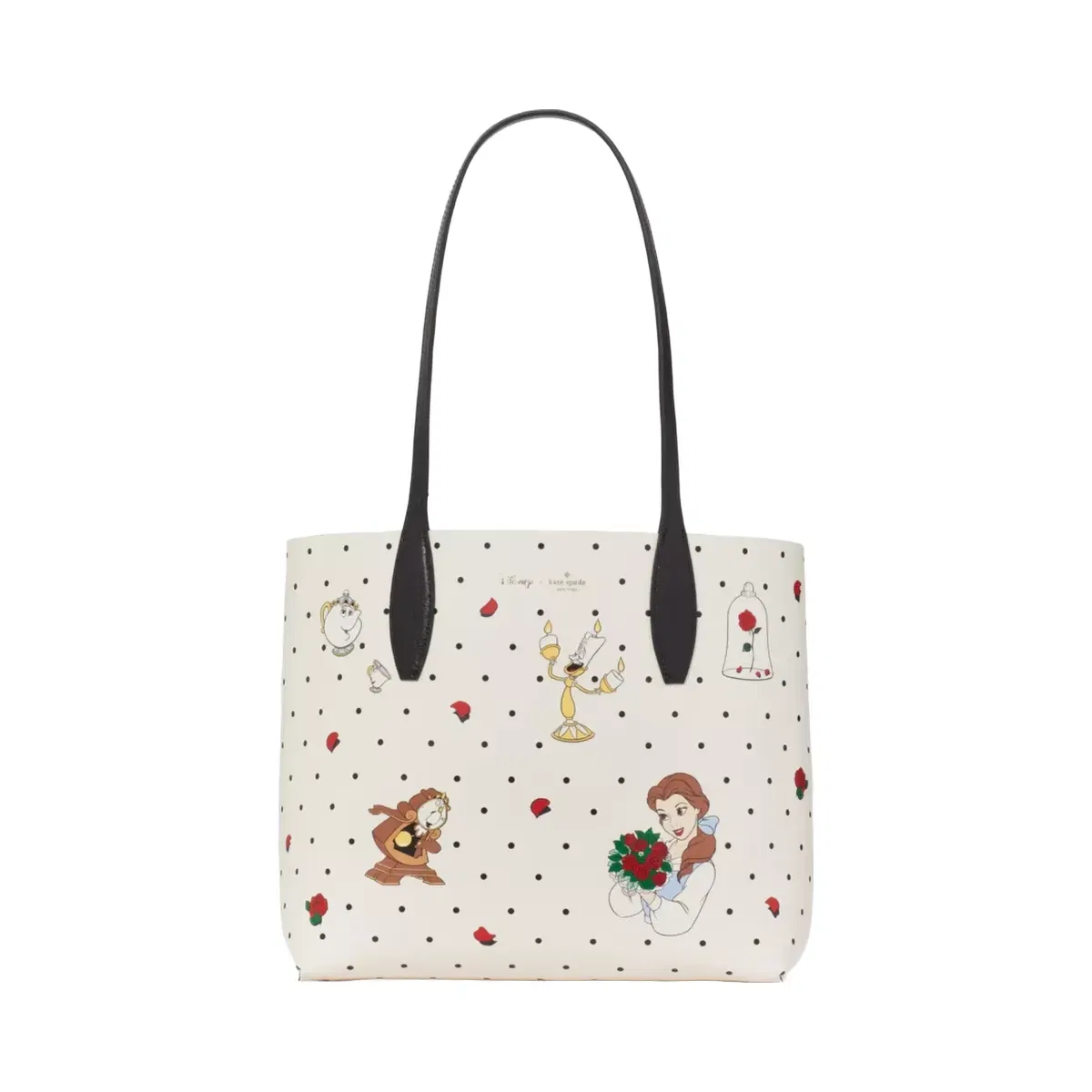 Kate Spade Disney X Kate Spade New York Beauty And The Beast Small Tote Black Multi