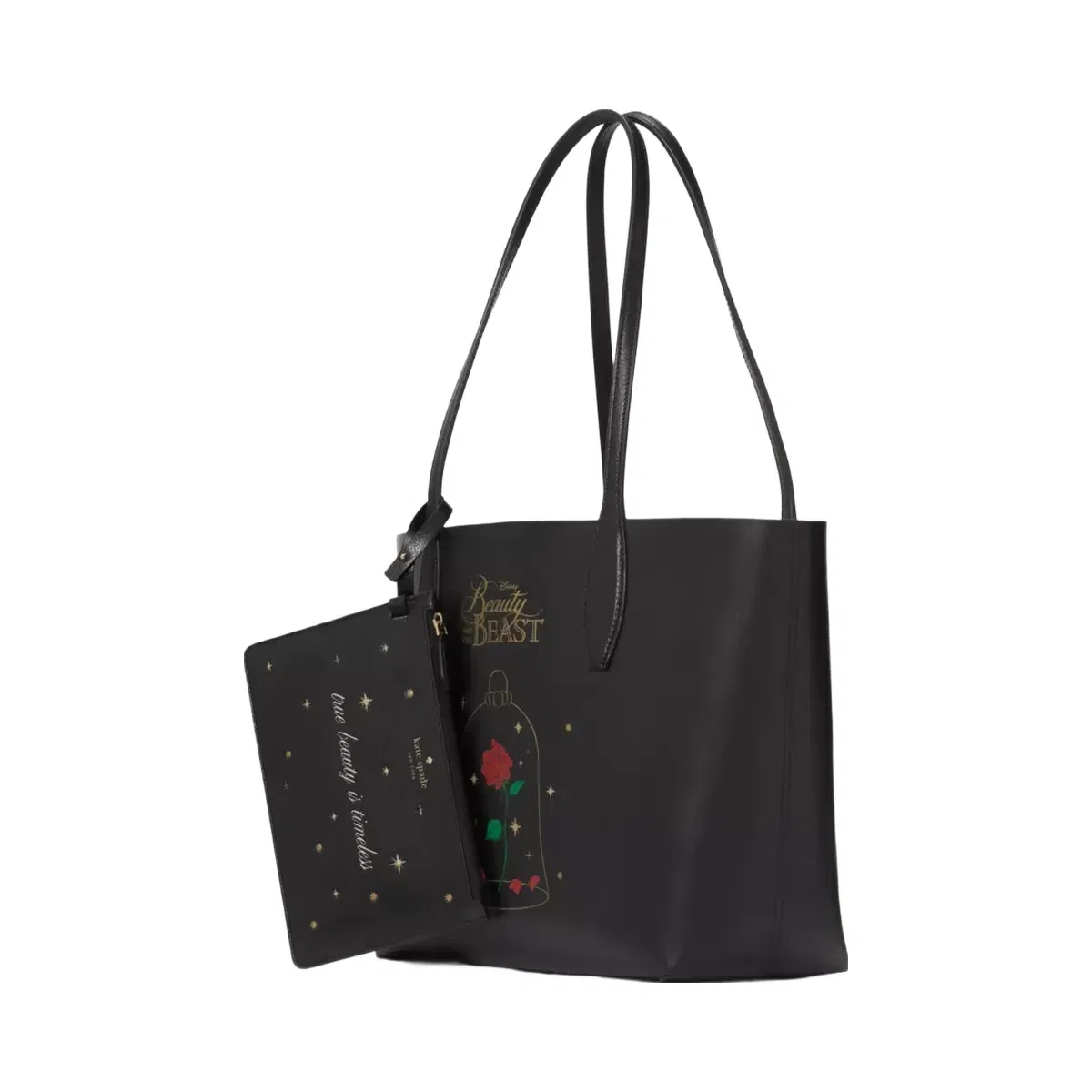 Kate Spade Disney X Kate Spade New York Beauty And The Beast Small Tote Black Multi