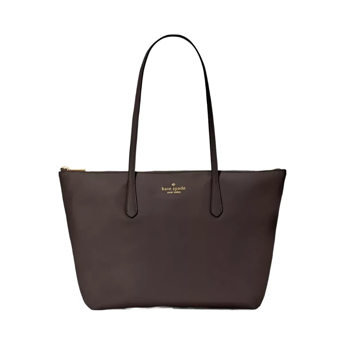 Kate Spade Kitt Ksnyl Tote Bag Hot Fudge