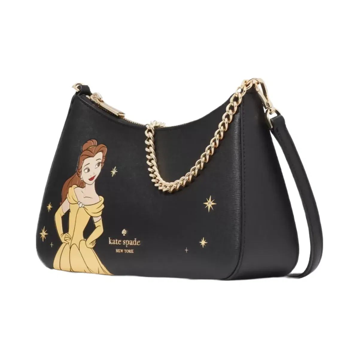 Kate Spade Disney X Kate Spade New York Beauty And The Beast Convertible Crossbody Black Multi