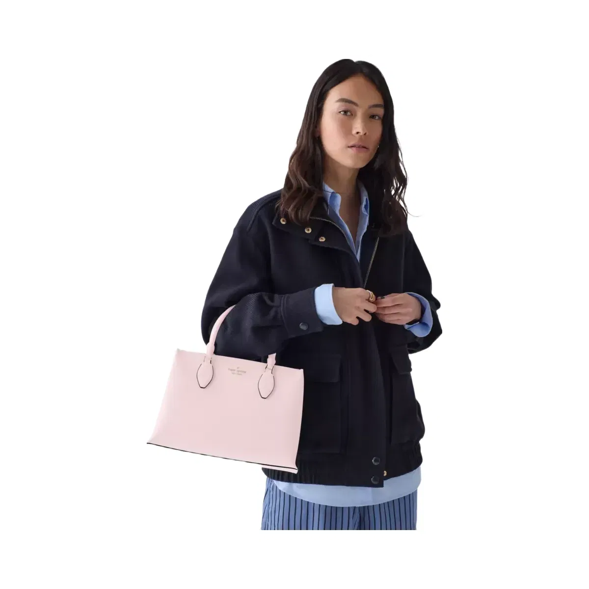 Kate Spade Rae Satchel Bag Shimmer Pink