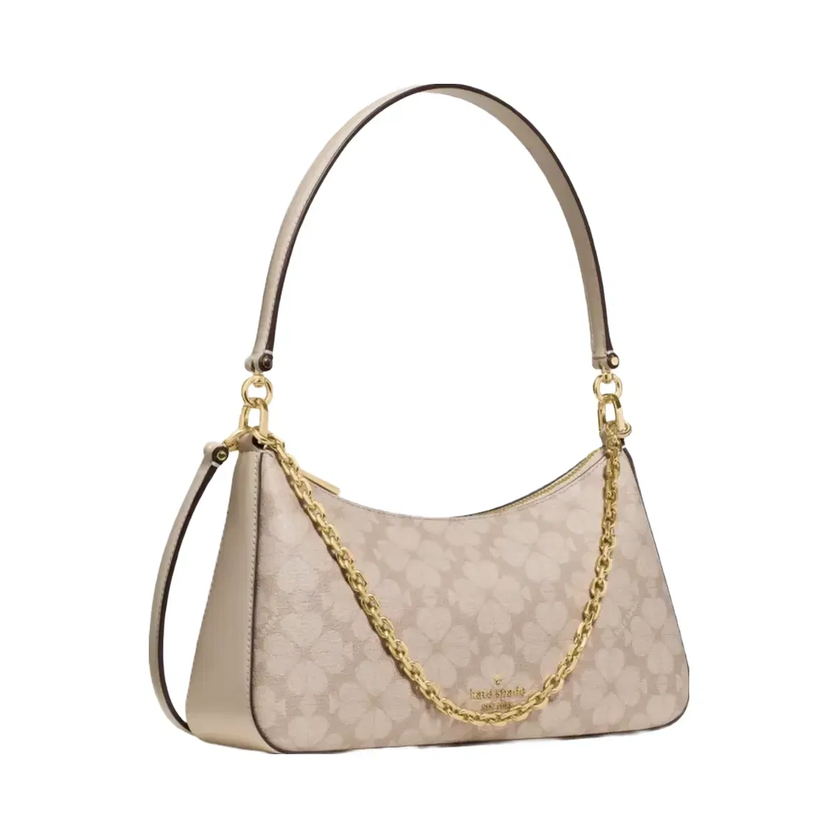 Kate Spade Margot Spade Flower Coated Canvas Shoulder Bag Moondust Multi.