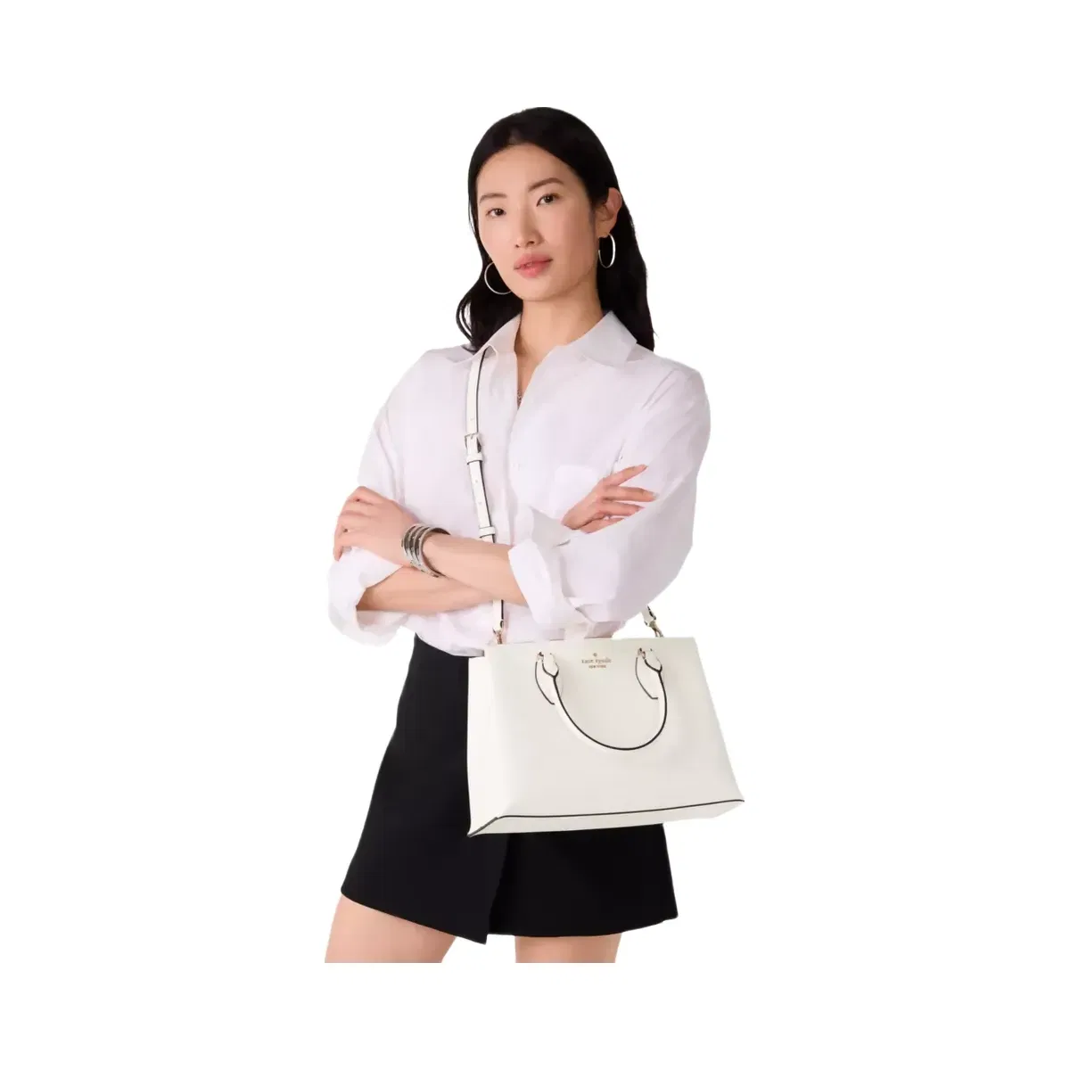 Kate Spade Rae Satchel Bag Meringue