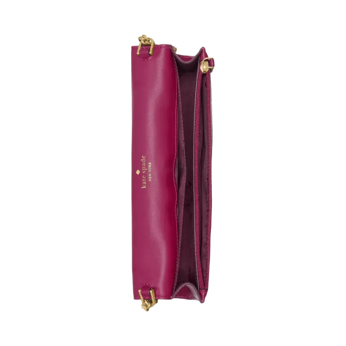 Kate Spade Scarlett Wallet On Chain Dark Raspberry