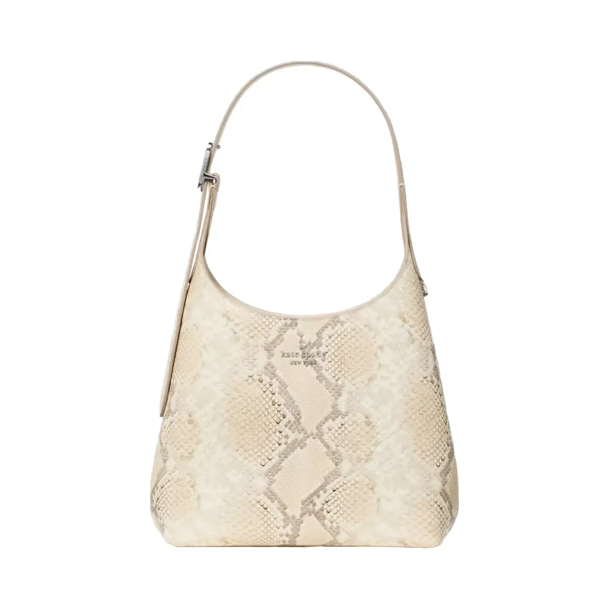 Kate Spade 454 Snake Embossed Small Shoulder Bag Natural Multi