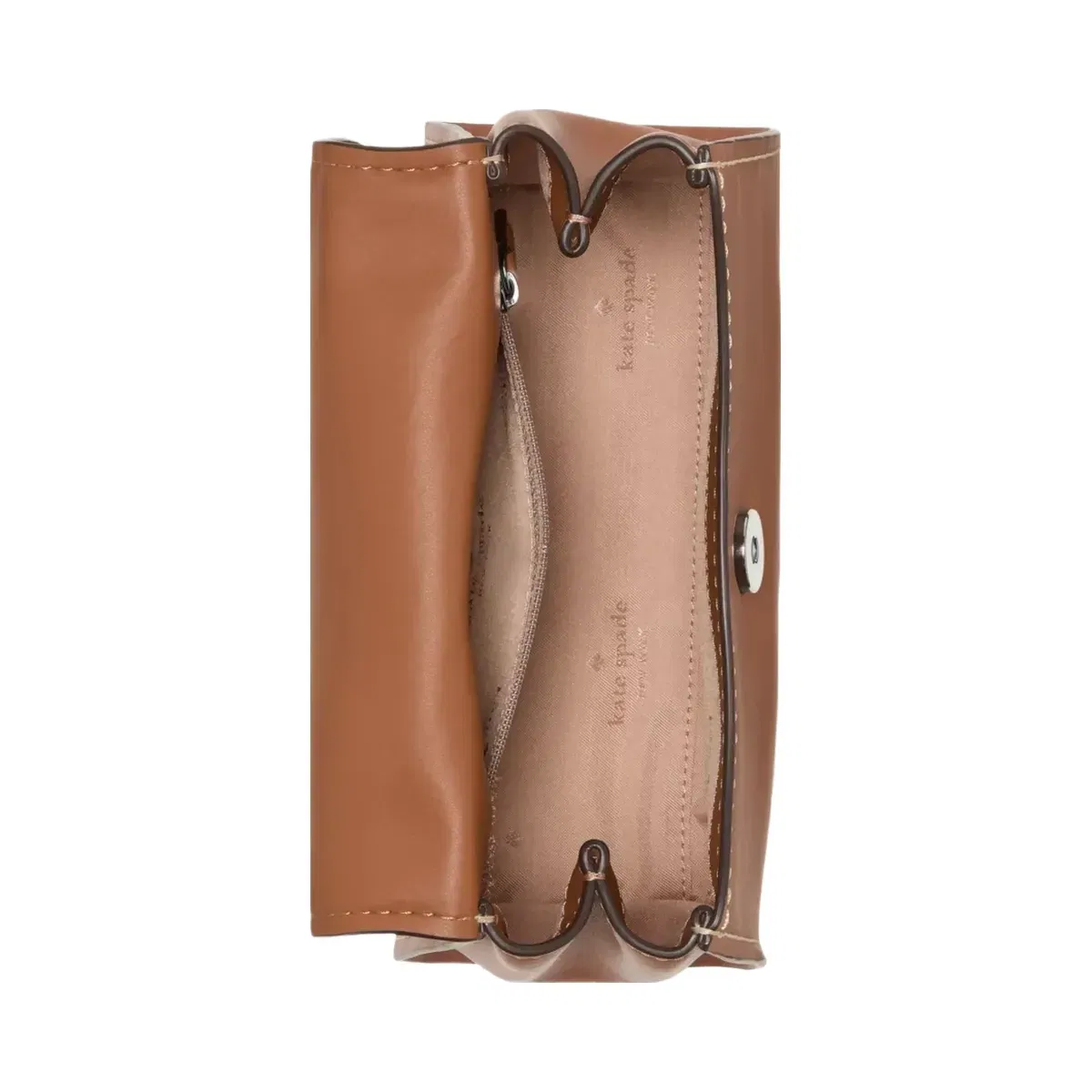 Kate Spade Riley Suede Small Top Handle Bag Warm Gingerbread