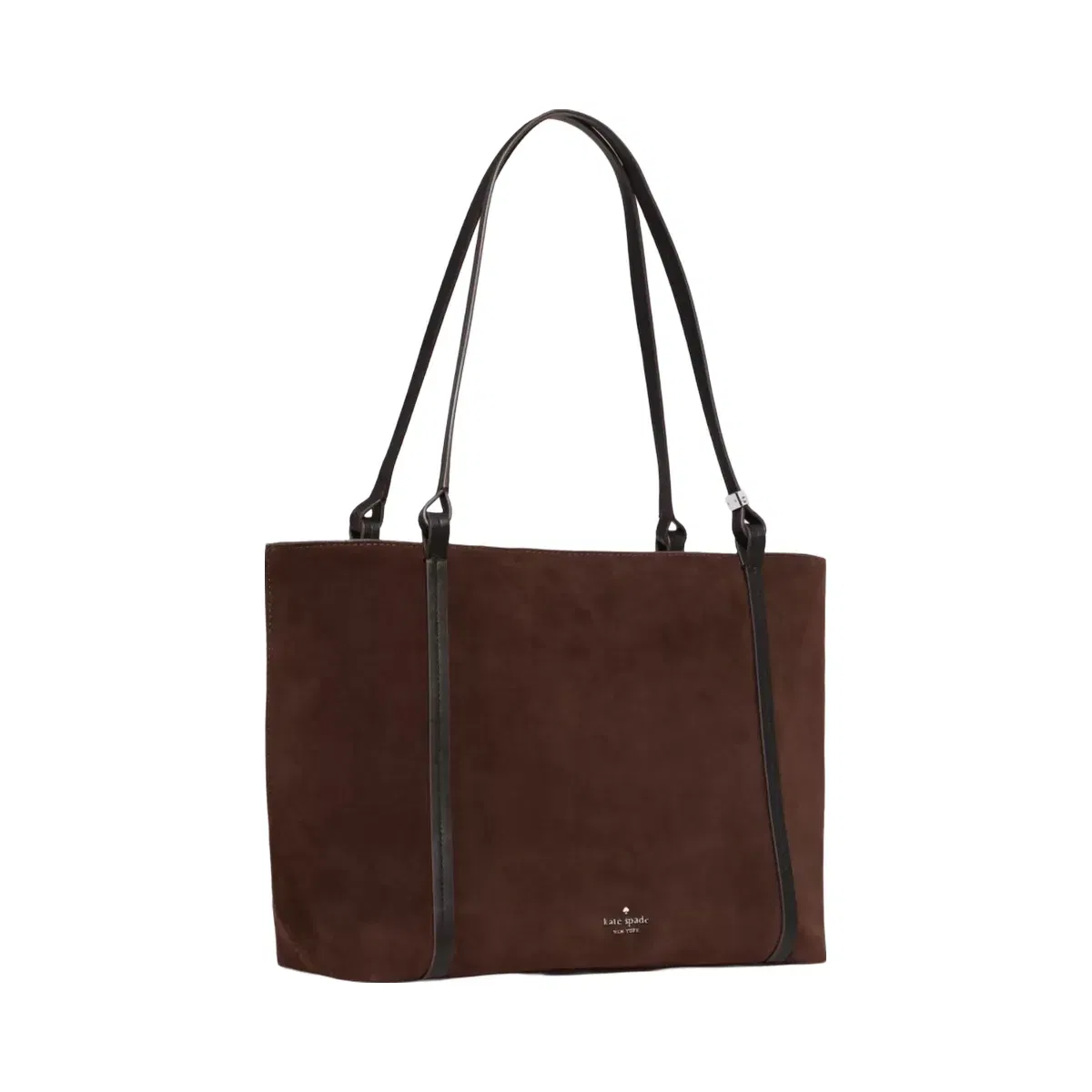 Kate Spade Marlowe Suede Tote Bag Hot Fudge Multi