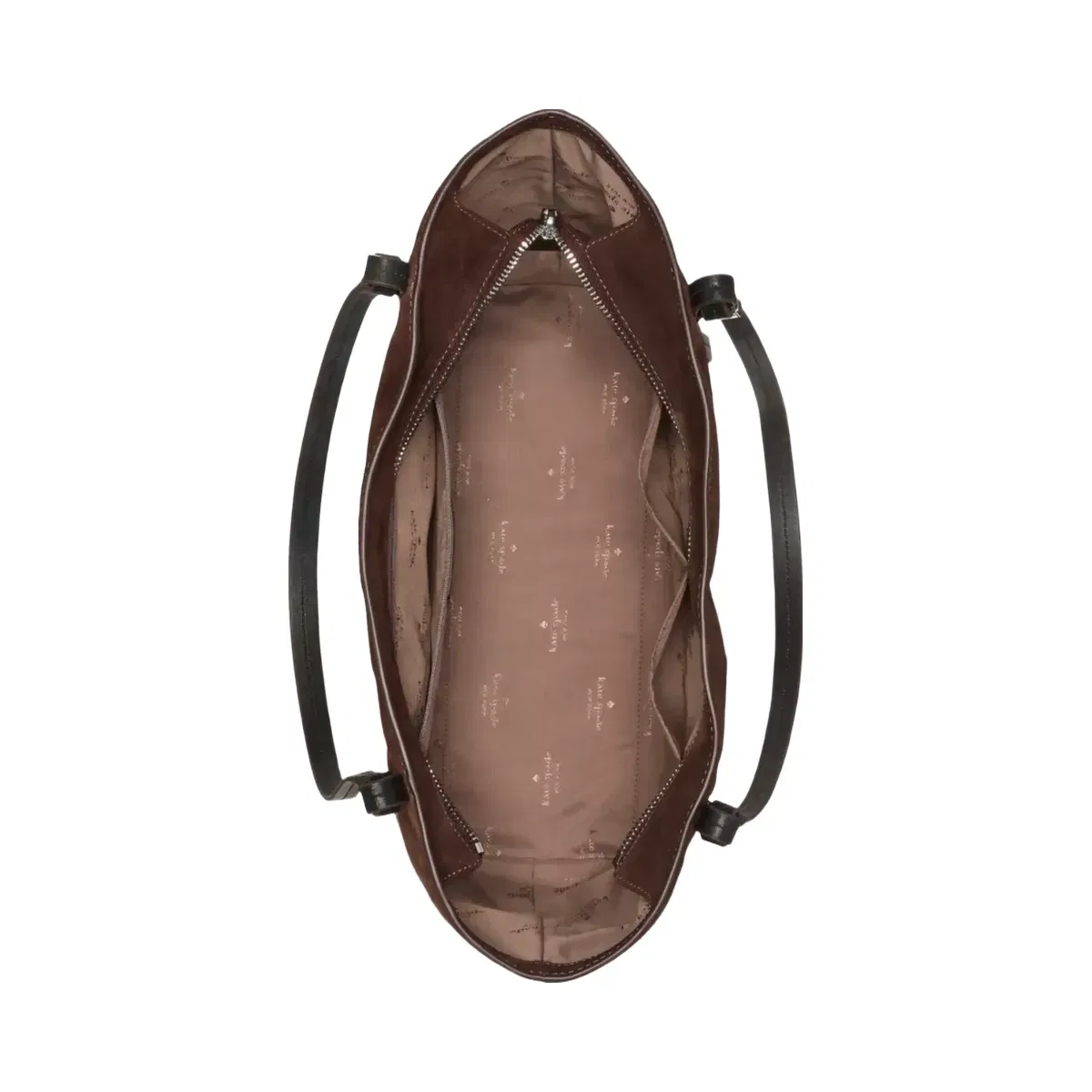Kate Spade Marlowe Suede Tote Bag Hot Fudge Multi