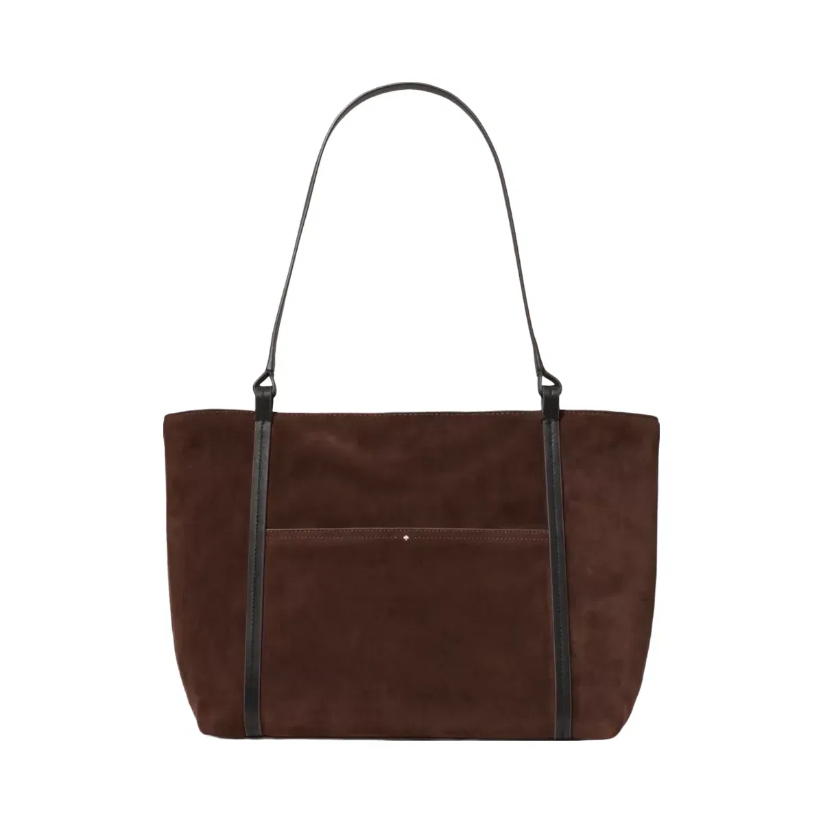 Kate Spade Marlowe Suede Tote Bag Hot Fudge Multi