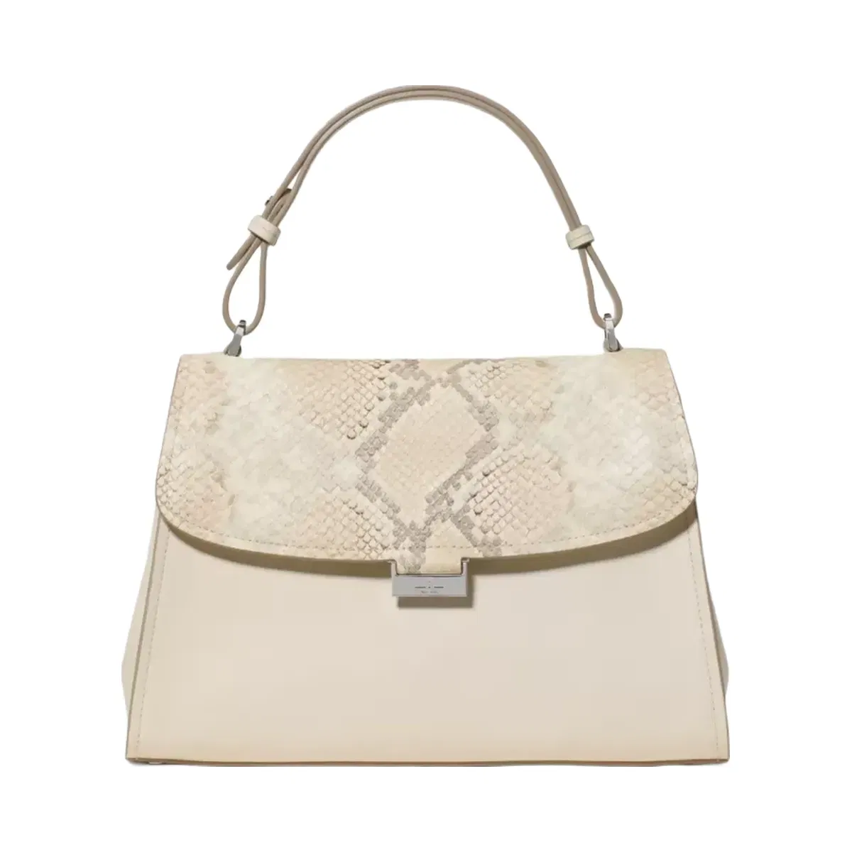 Kate Spade Riley Snake Top Handle Bag Natural Multi