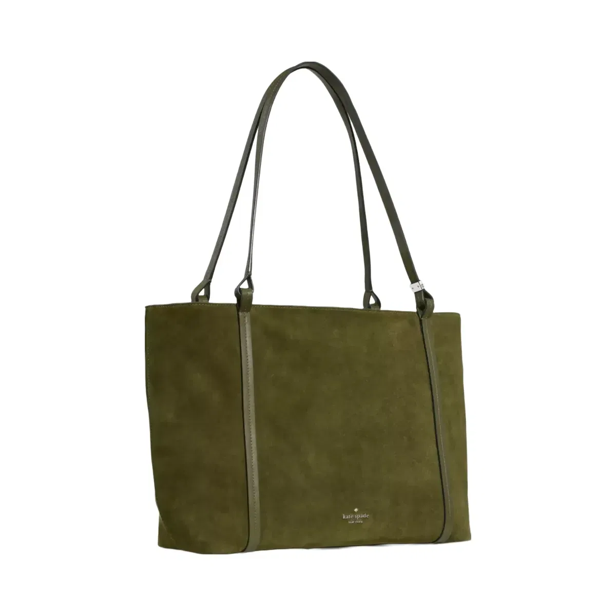 Kate Spade Marlowe Suede Tote Bag Enchanted Green