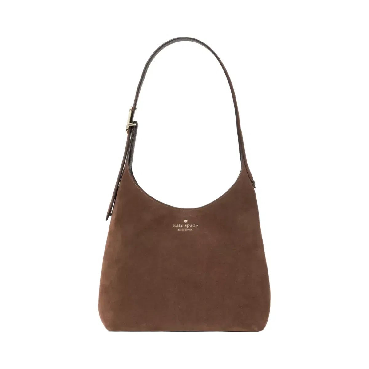 Kate Spade 454 Suede Small Shoulder Bag Hot Fudge