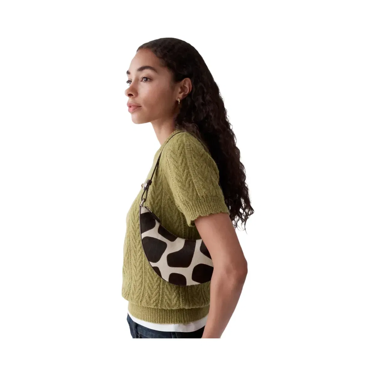 Kate Spade Duo Giraffe Haircalf Mini Shoulder Bag Multi