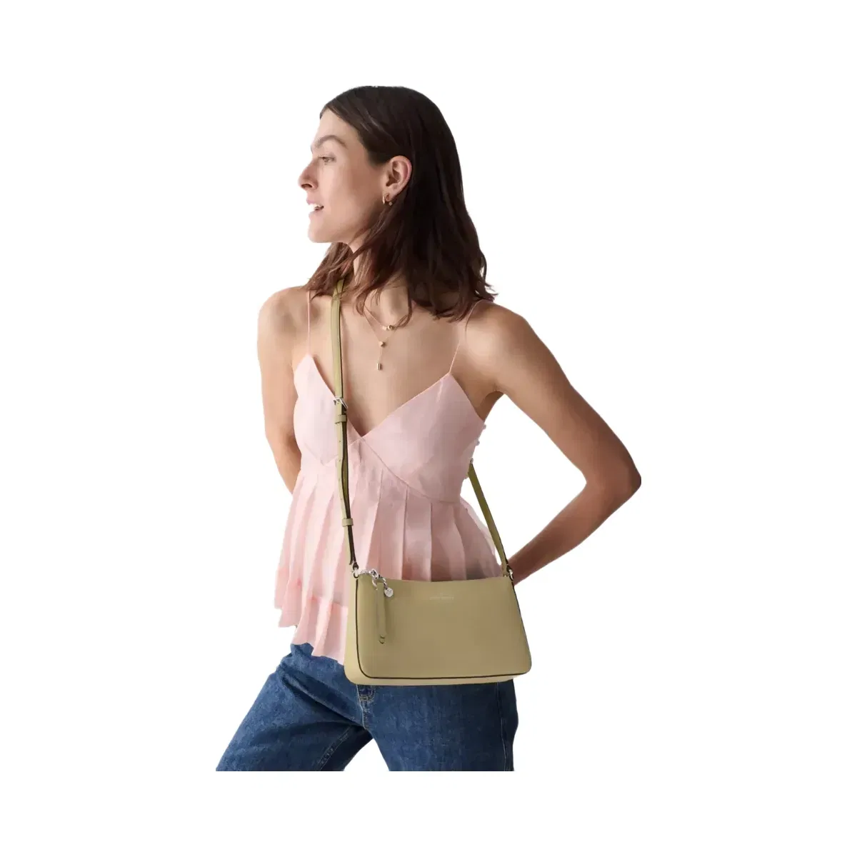 Kate Spade Ginnie Crossbody Bag Elm
