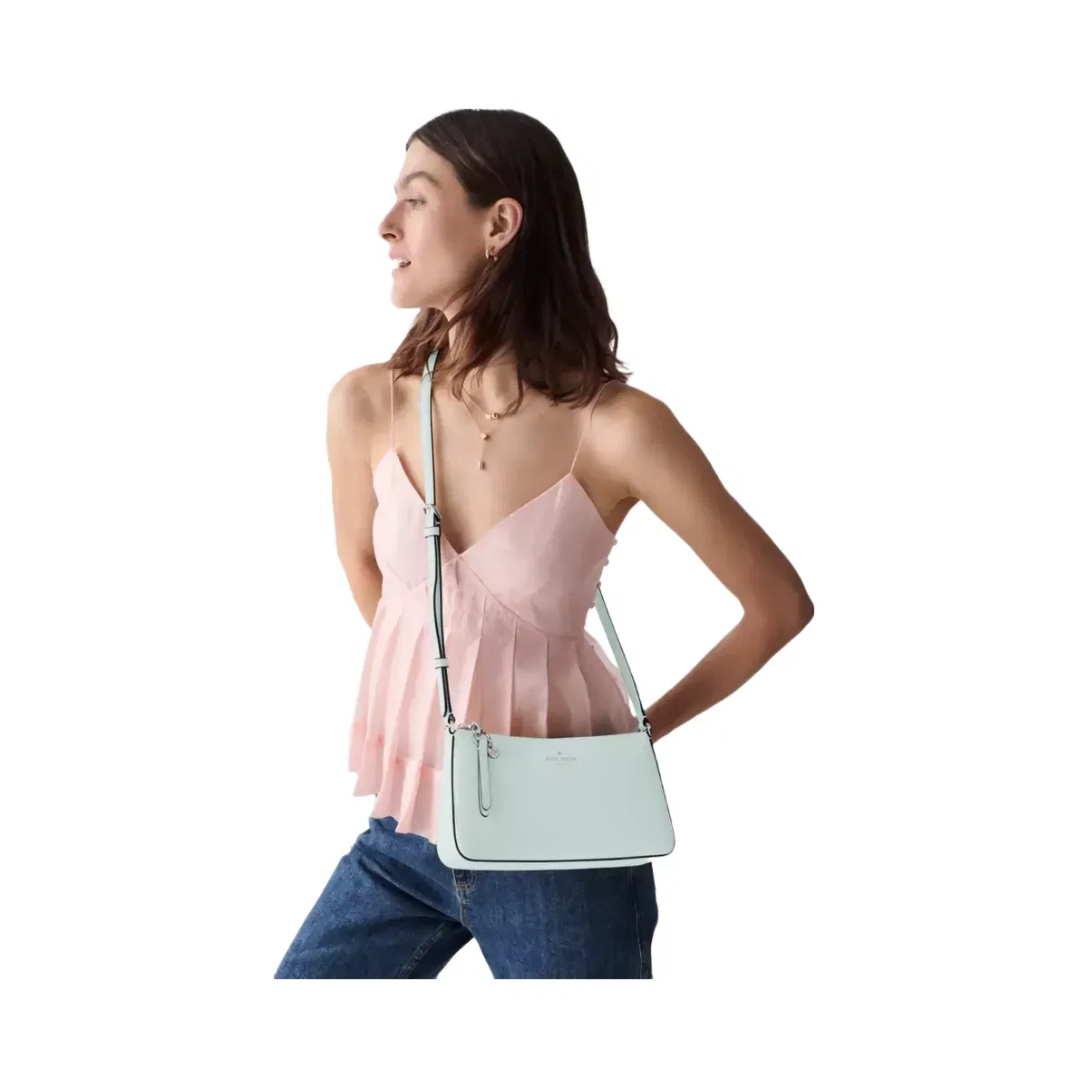 Kate Spade Ginnie Crossbody Bag Crisp Sky