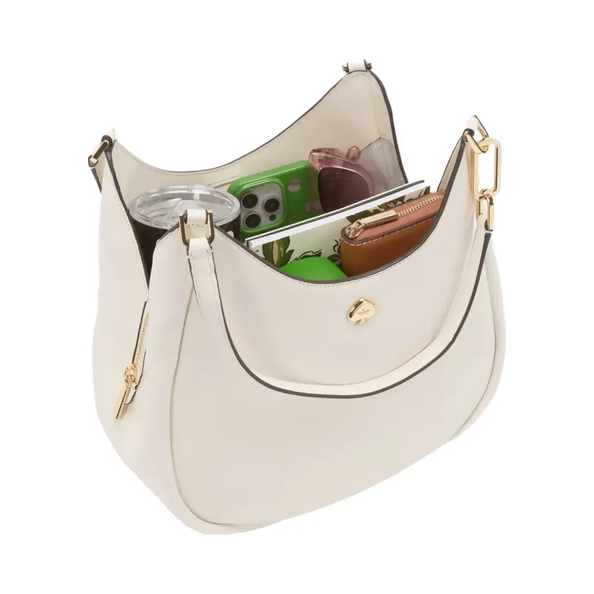 Kate Spade Kayla Large Triple Compartment Shoulder Bag Elm